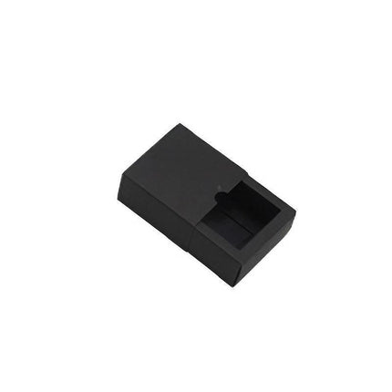 100PCS DIY Paper Box Drawer Type Jewelry Packing Box Tea Gift Cosmetics Black - Aimall