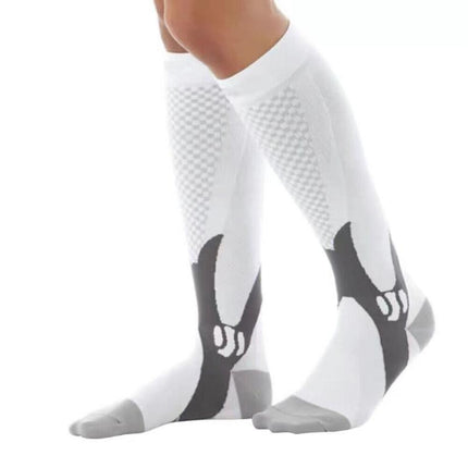 Compression Socks Copper Medical Stockings Travel Running Anti Fatigue Unisex L&XL - Aimall