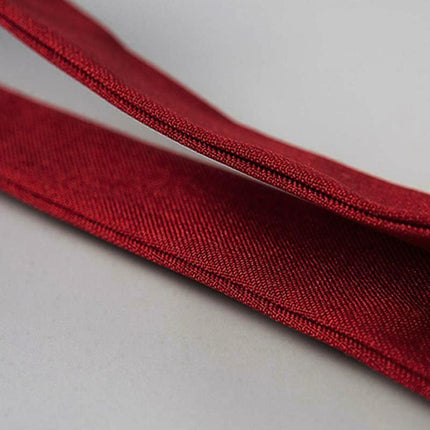 Small Women Criss-Cross Bow Tie School Girl Uniform Solid Adjustable Pre Tied Necktie - Aimall