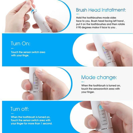 Electric Ultrasonic Dental Calculus Remover Tartar Scaler Scraper Tooth Cleaner - Aimall