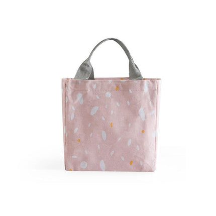Portable Insulated Thermal Cooler Lunch Box Carry Tote Picnic Case Storage Bag 20x19x13cm - Aimall