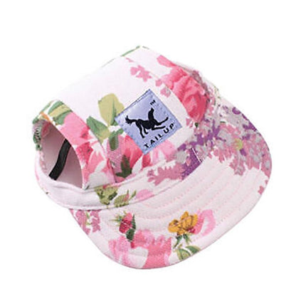 Dog Baseball Cap Outdoor Pet Sun Hat Summer Canvas Visor Puppy XL - Aimall