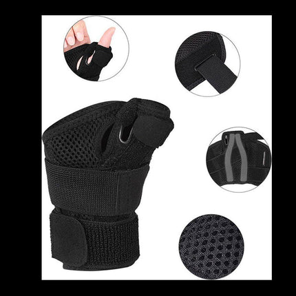 1pc Black Sports Finger Protector Basketball Fitness Thumb Support Guard Sleeve