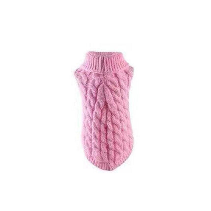 Puppy Dog Jumper Winter Warm Knitted Sweater Pet Clothes Small Dogs Coat Thermal L Size - Aimall