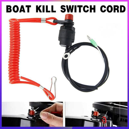 Boat Outboard Engine Motor Kill Stop Switch Safety Tether Lanyard For Yamaha - Aimall