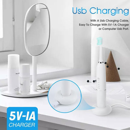 Electric Ultrasonic Dental Calculus Remover Tartar Scaler Scraper Tooth Cleaner - Aimall