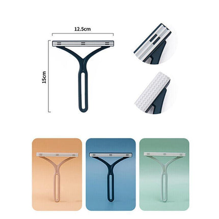 Lint Remover Pet Dog Cat Hair Fur Cleaning Clothes Mat Sofa Fuzz Brush Shaver Navy - Aimall