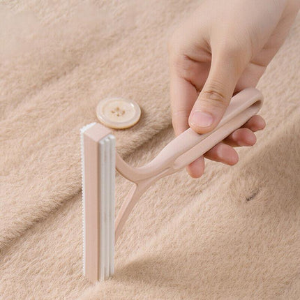 Lint Remover Pet Dog Cat Hair Fur Cleaning Clothes Mat Sofa Fuzz Brush Shaver Navy - Aimall