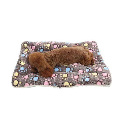 S Size Puppy Dog Cat Cushion Mattress Blanket Bed Soft Warm Pet Pad Winter Kennel House - Aimall