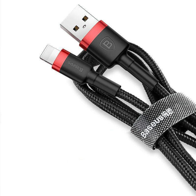 Baseus USB Charging Cable Data Charger Cord For iPhone 13 12 11 XS XR 8 7 iPad 1PC 1M - Aimall