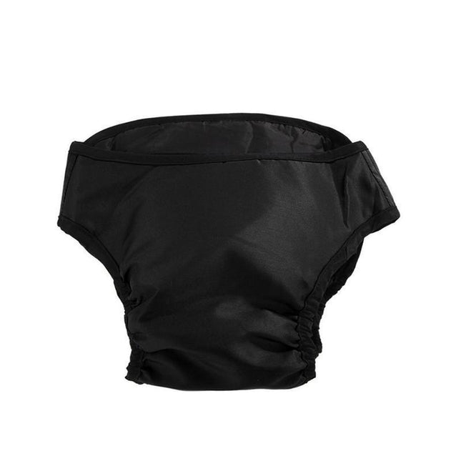 Washable Female Pet Dog Cat Nappy Diaper Physiological Pants Panties Underwear Black - Aimall