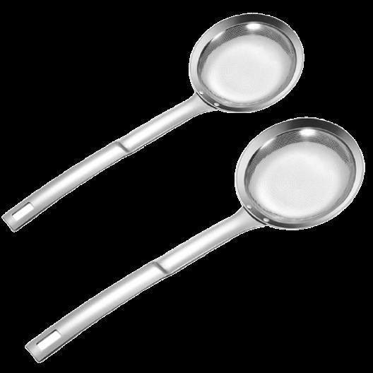 Oil Separator Spoon Mesh Fine Hole Filter Degreasing Residue Cooking Tool