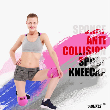 AOLIKES® Knee Pad Crashproof Antislip Brace Leg Sleeve Protector Guard Support M - Aimall