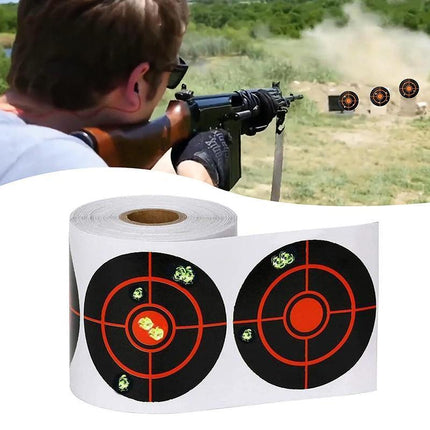250X Roll Shooting Target Self Adhesive Targets Splatter Reactive Target Sticker - Aimall