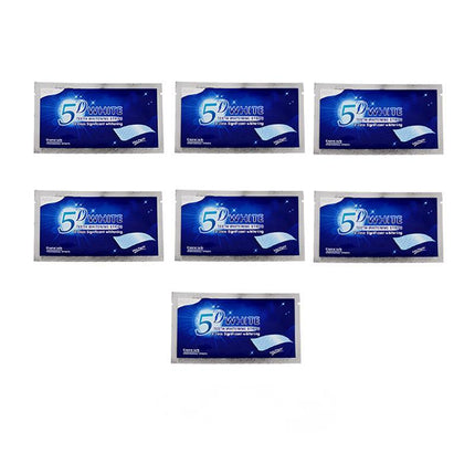 5D Teeth Whitening Strips Pro Safe White Tooth Clean Gel Bleach Dental Strength - Aimall