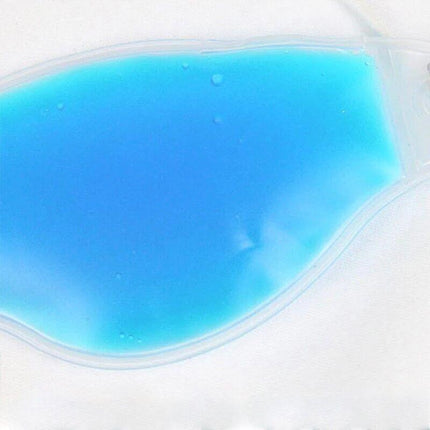 Blue Relaxing Gel Eye Mask Cold Pack Warm Hot Heat Ice Cool Pad Puffiness Headache - Aimall