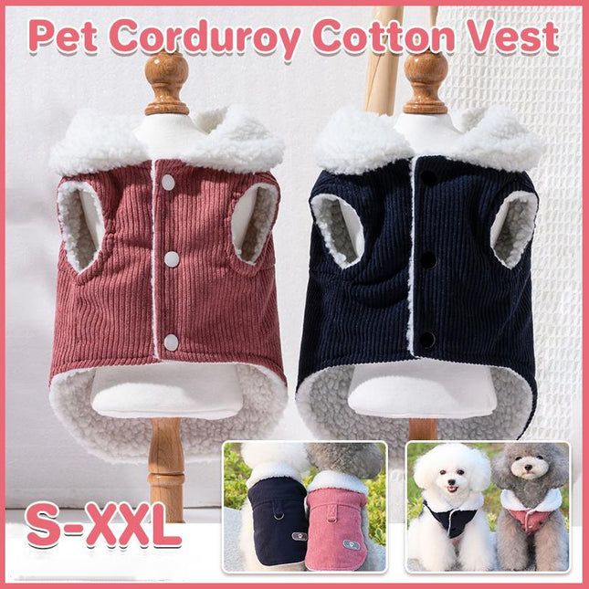 Pet Dog Clothes Jackets Warm Jumper Windproof Puppy Winter Coat Clothes Clothing Navy - Aimall