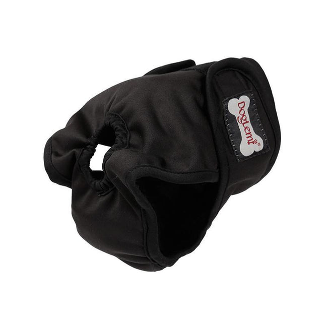Female Dog Puppy Nappy Diapers Wrap Band Sanitary Pants Underpants XS-XL OZ Black - Aimall