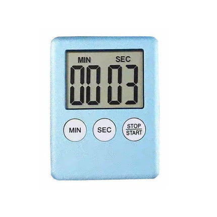 Blue Magnetic Kitchen LCD Digital Timer Countdown Count Down 99 Minute - Aimall