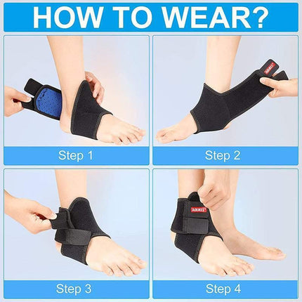 S Size AOLIKES 1Pair Support Pads Guard Kids Children Ankle Brace Wrap Protection - Aimall