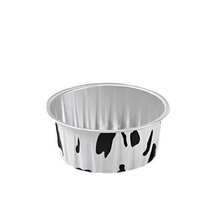 100Pcs Cake Tools Pudding Cake Aluminum Foil Baking Cups Cupcake Cup with Lids