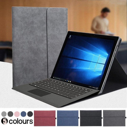 Premium Leather Case Cover Protector for Microsoft Surface Pro X - Aimall