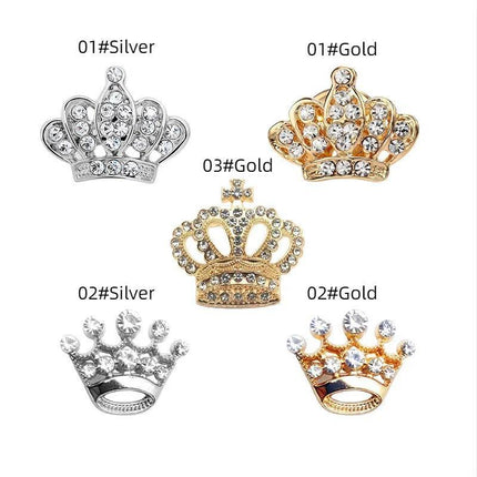 Small Crown Brooch Accessory Fashion Corsage Pin Jewelry Women Men Gift