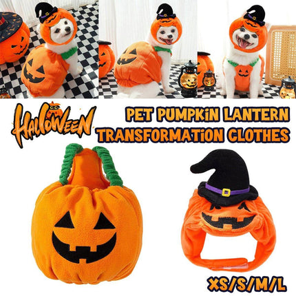 Dog Cat Pet Pumpkin Fancy Dress Outfits Halloween Xmas Cosplay Costume Clothes