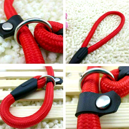 Dog Training Correction Leash Lead Cesar Puppy Pets Millan Slip Nylon Rope 10*140mm - Aimall