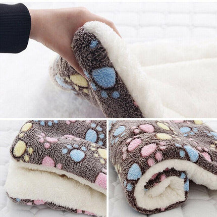 S Size Puppy Dog Cat Cushion Mattress Blanket Bed Soft Warm Pet Pad Winter Kennel House - Aimall