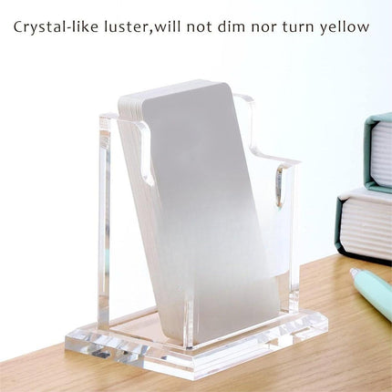 Acrylic Business Card Holder Organizer Desktop Business Card Storage Display Box