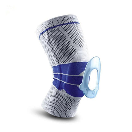 Knee Support Pads Brace Protector Full Gel Sports Joint Medial Gym Patella Strap Grey - Aimall