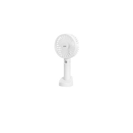 Mini Portable Hand-held Desk Fan Cooling Cooler USB Air Rechargeable 3 Speed - Aimall