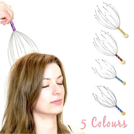 Head Neck Scalp Massager Octopus Design Relaxation Tool