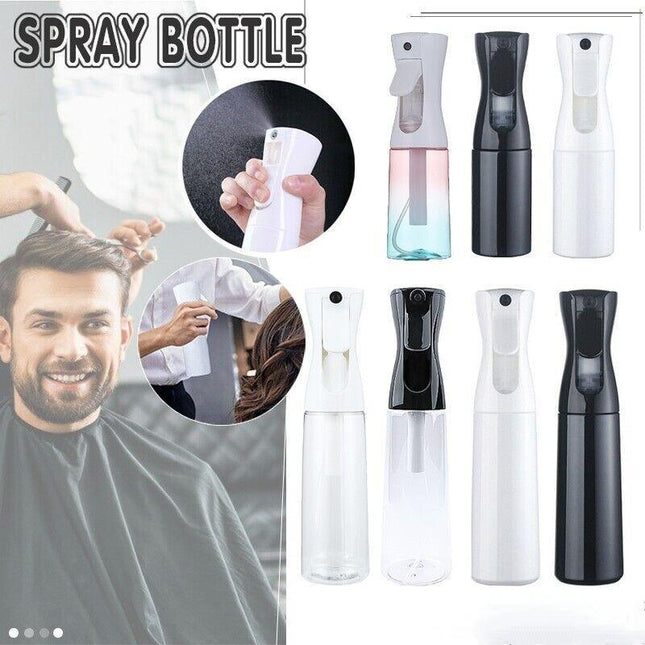 300ml Continuous Spray Bottle Ultra Fine Mist Dispenser Sanitizer Salon - Aimall