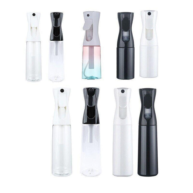 300ml Continuous Spray Bottle Ultra Fine Mist Dispenser Sanitizer Salon - Aimall