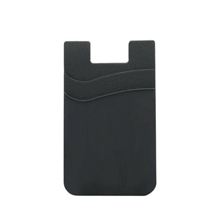 Silicone Mobile Phone Back Double Layers Card Holder Wallet 3M Stick On Adhesive - Aimall