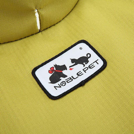 Rose Red Pet Dog Warm Coat Fleece Jacket Reflective Waterproof Winter Clothes Puppy Vest - Aimall