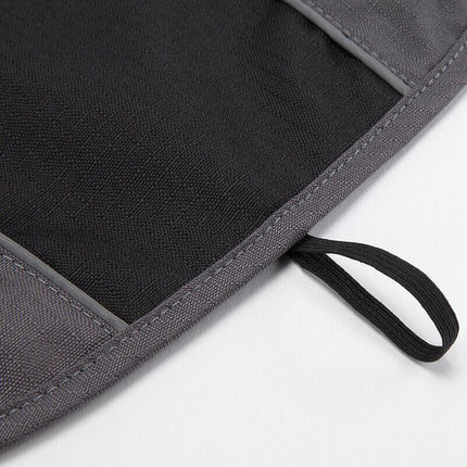 Black Pet Dog Warm Coat Fleece Jacket Reflective Waterproof Winter Clothes Puppy Vest - Aimall