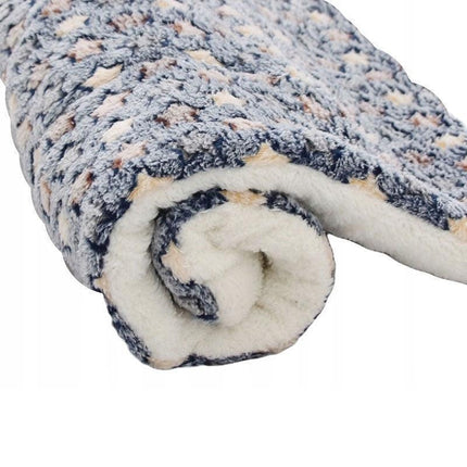 M Size Puppy Dog Cat Cushion Mattress Blanket Bed Soft Warm Pet Pad Winter Kennel House - Aimall
