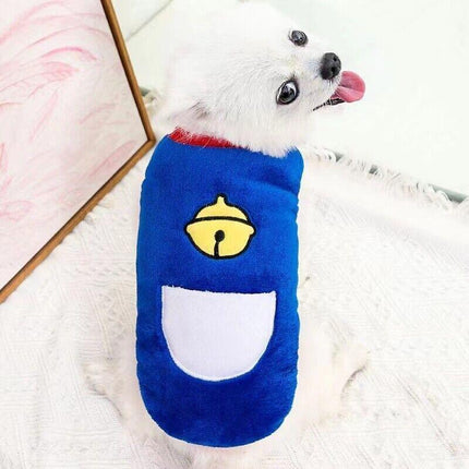 S Size Warm Winter Dog Clothes Soft Fleece Dog Jacket Pet Coat Sweater Cat Jumper - Aimall
