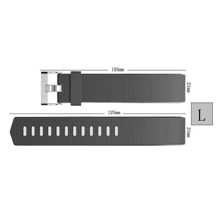 S Size Silicone Watch Wrist Sports Strap For Fitbit Charge Band Wristband Replacement - Aimall