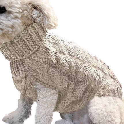 Puppy Dog Jumper Winter Warm Knitted Sweater Pet Clothes Small Dogs Coat Thermal S Size