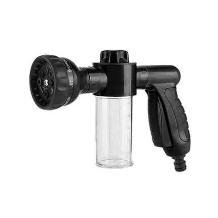 Washing Nozzle Plant Pet Hose 8-Mode Garden Car Water Foam Sprayer Soap Dispenser