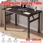 Rectangular Folding Table Sturdy Durable for Home Office Use Space Saving Desk