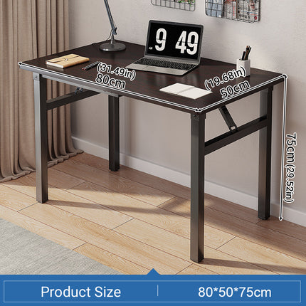 Rectangular Folding Table Sturdy Durable for Home Office Use Space Saving Desk