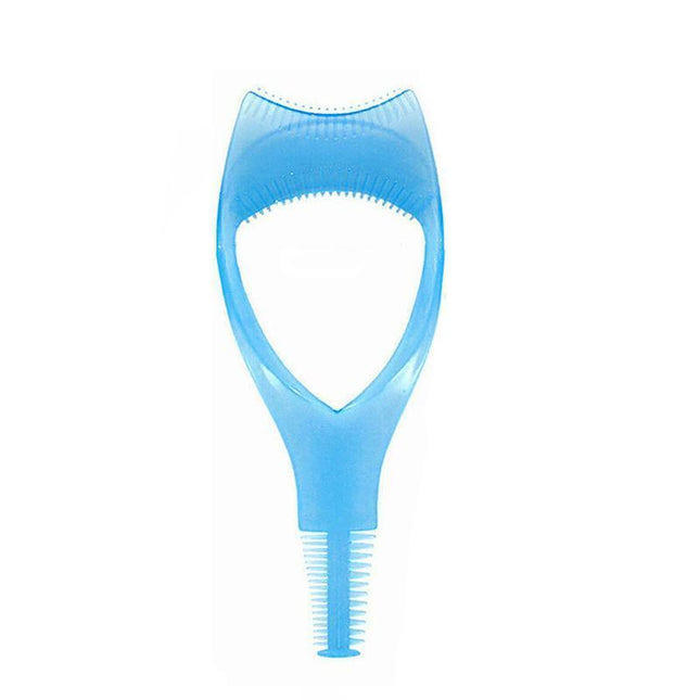 3 In 1 Eyelash Mascara Makeup Guard Protect Tool Applicator Curler Comb Lashes - Aimall