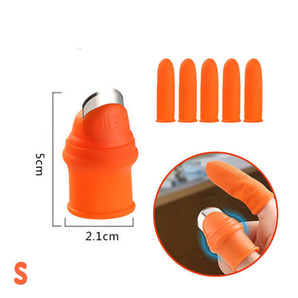 Garden Silicone Thumb Knife Finger Cutter Vegetable Harvesting Tool Picking Aid