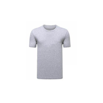 Men's T-shirt Plain Blank 100% heavy Cotton Basic Tee Short Sleeve Large S - 5XL Grey - Aimall