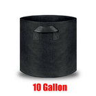 10 Pack Breathable Fabric Plant Grow Pots 2 to 20 Gallon Sizes